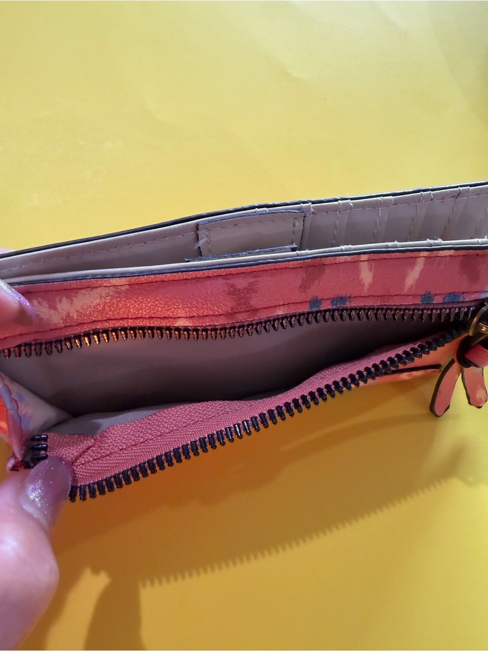 Pink Patterned Wristlet Zip Wallet - Unbranded & accessories - Picture 6 of 6